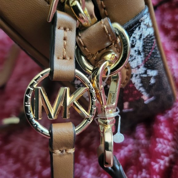 BRAND NEW AUTHENTIC MICHAEL KORS Hand Bag Leather Purse Crossbody MK - Picture 4 of 13
